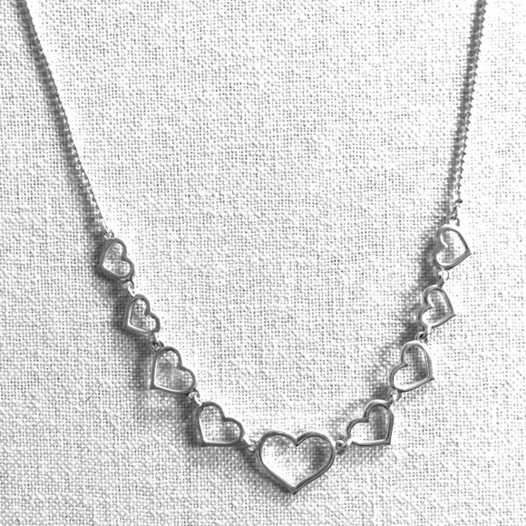 Avon Jewelry - Avon silver hearts necklace Avon Jewelry - Avon silver hearts necklace